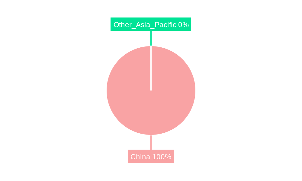 Chinese Hair Care Industry Regional Share