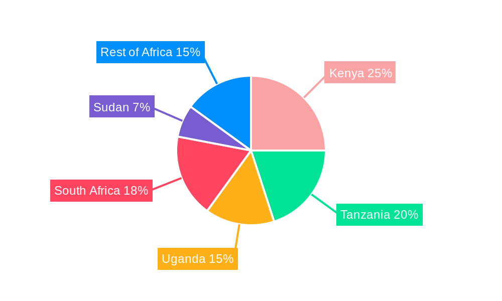 East Africa Renewable Energy Industry Regional Share
