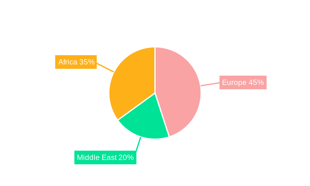 Europe, Middle-East and Africa Hot-melt Adhesives Market Regional Share