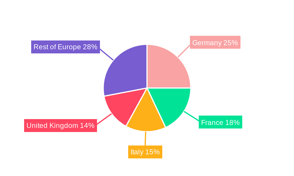 Europe Adhesives Market Regional Share