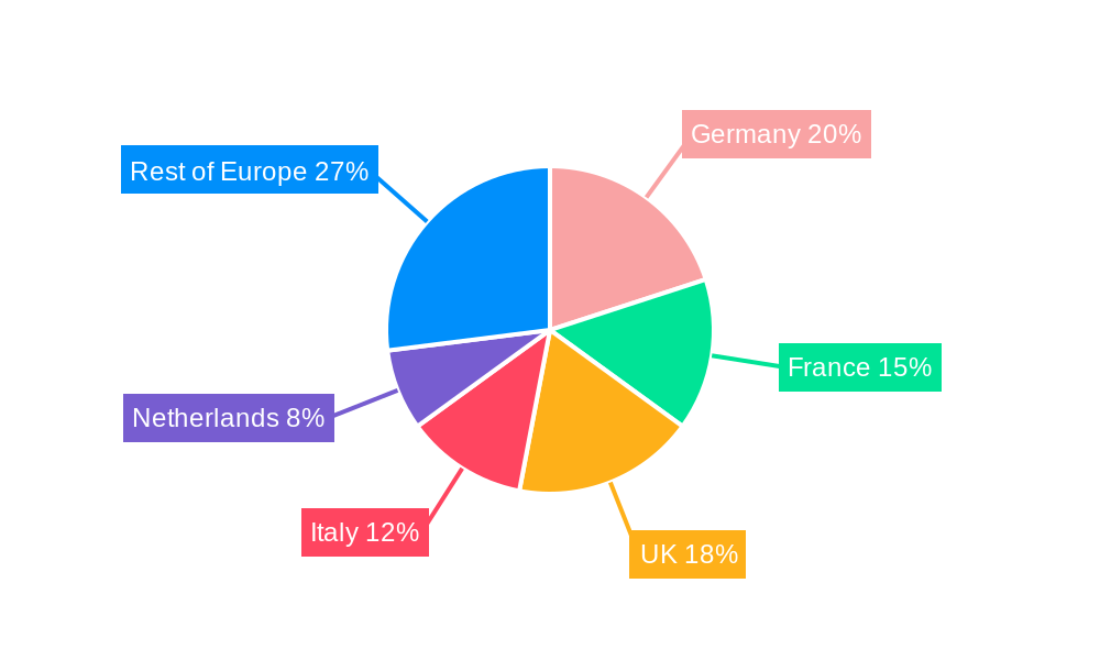 Europe Carpet Tile Industry Regional Share