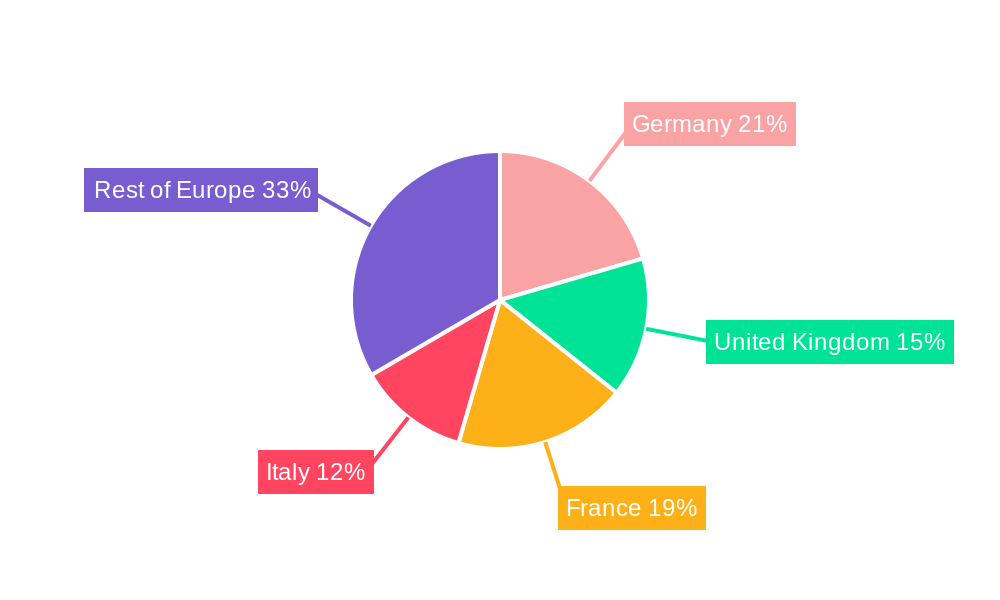 Europe Hydrogen Peroxide Market Regional Share