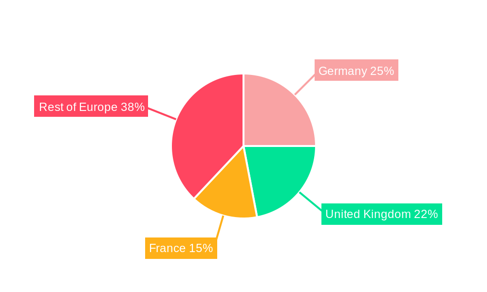 Europe Self-storage Market Regional Share