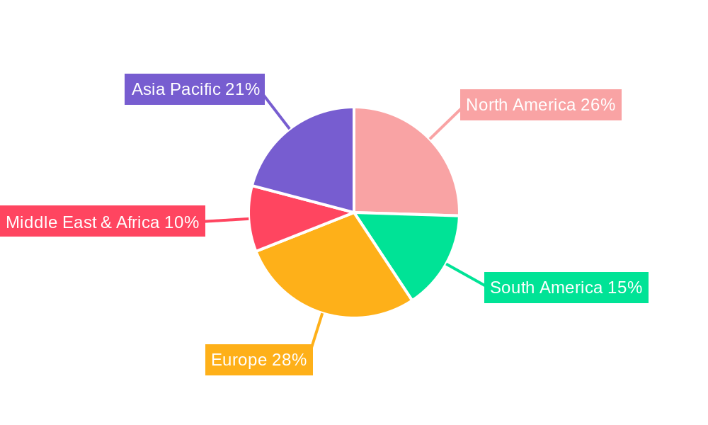 Flat Sandal Regional Share