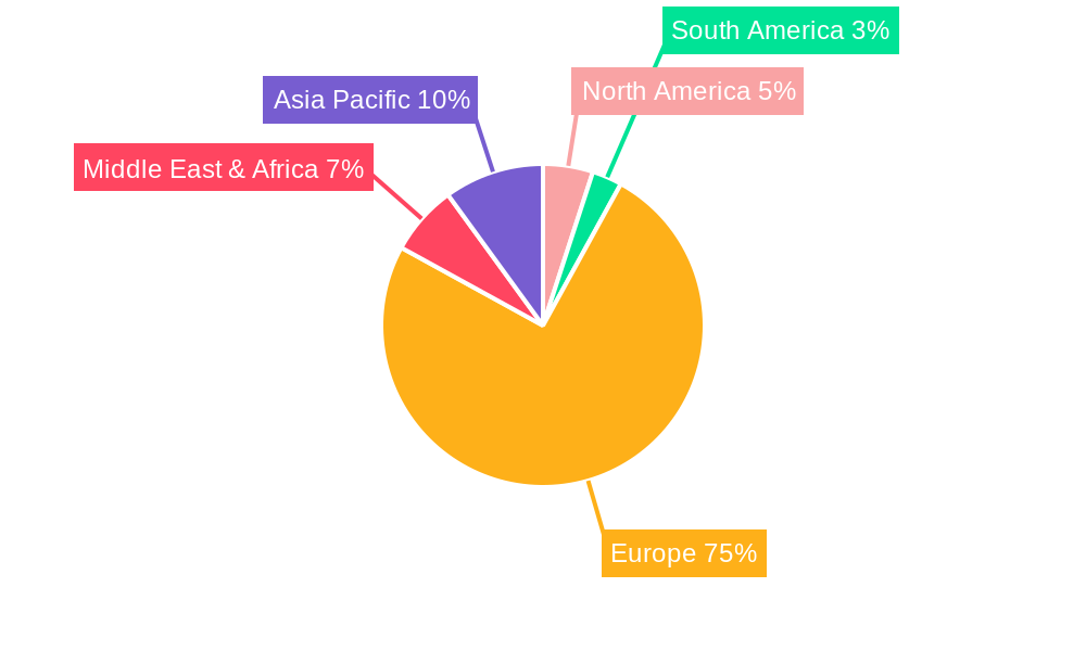 French Ceramic Tiles Market Regional Share