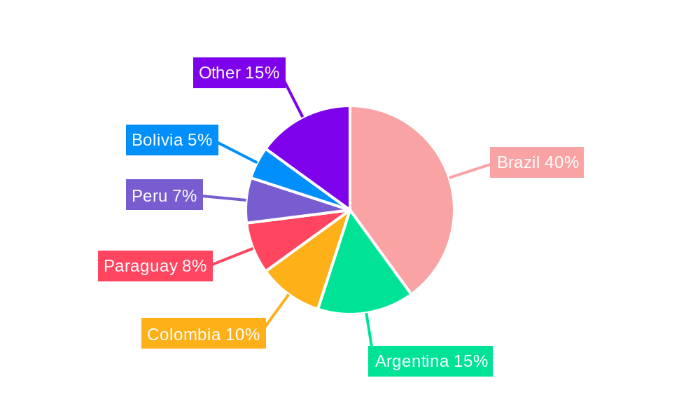 Latin America Inland Waterway Transport Market Regional Share
