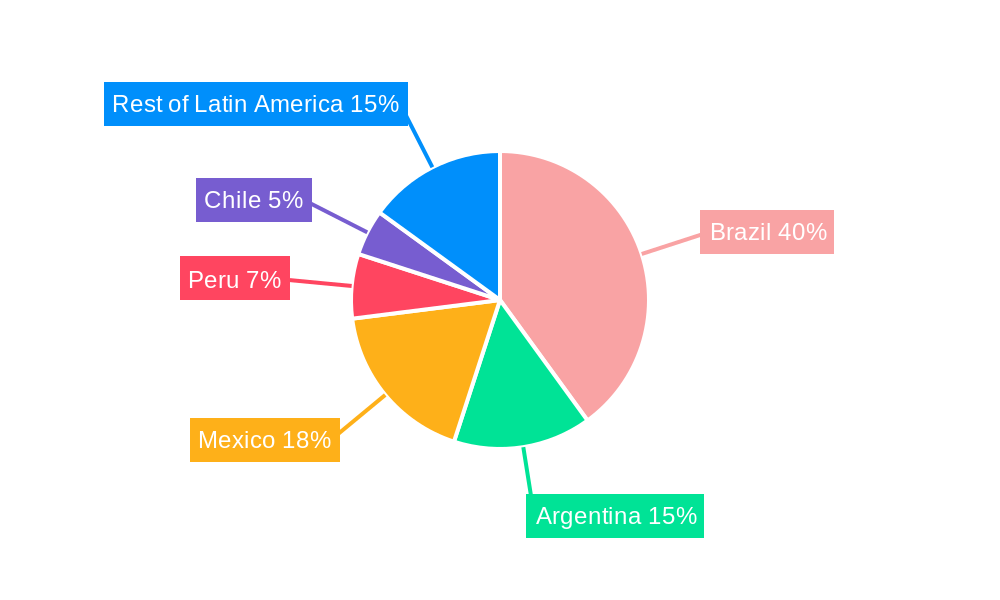 Latin America Online Travel Market Regional Share