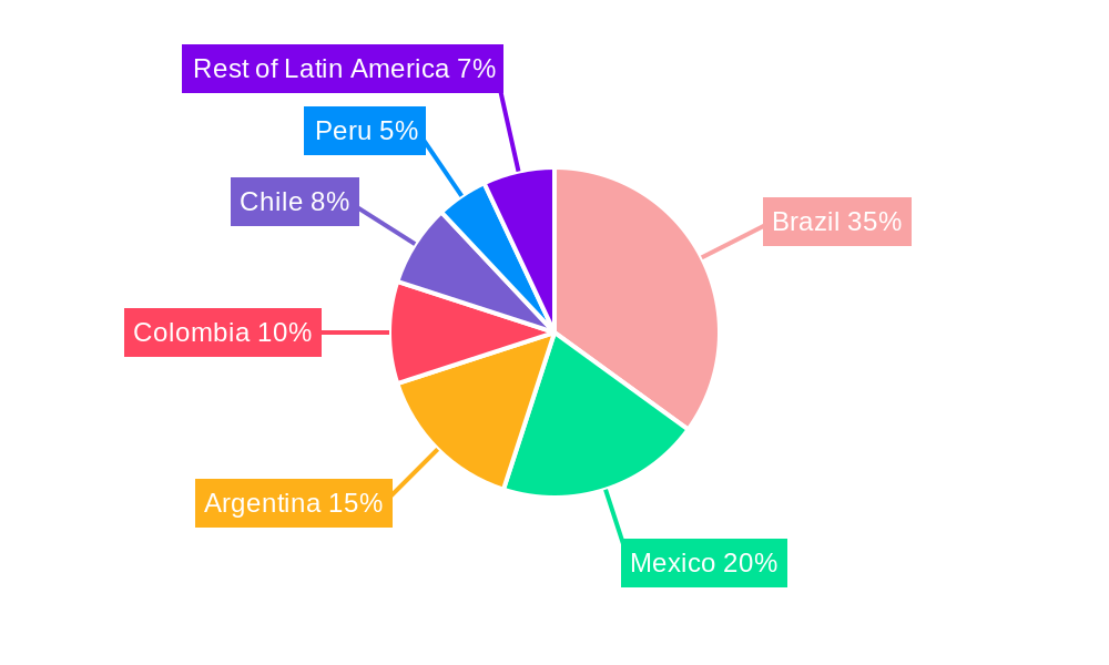 Latin America Small UAV Industry Regional Share