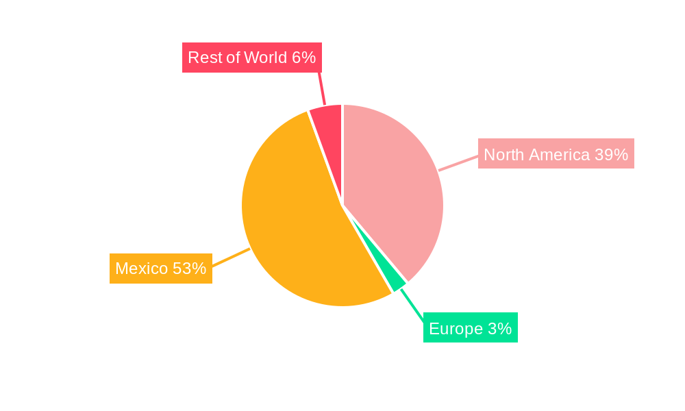 Mexico Automotive OEM Coatings Market Regional Share