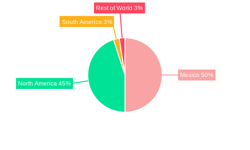 Mexico Automotive Pneumatic Actuators Market Regional Share