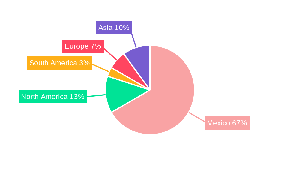Mexico Data Center Power Market Regional Share