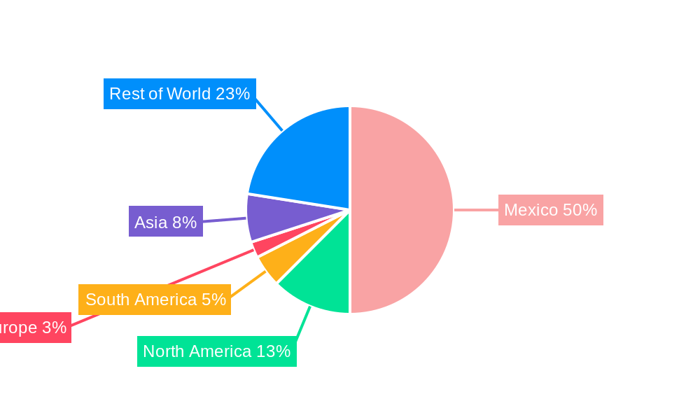 Mexico Flat Glass Market Regional Share