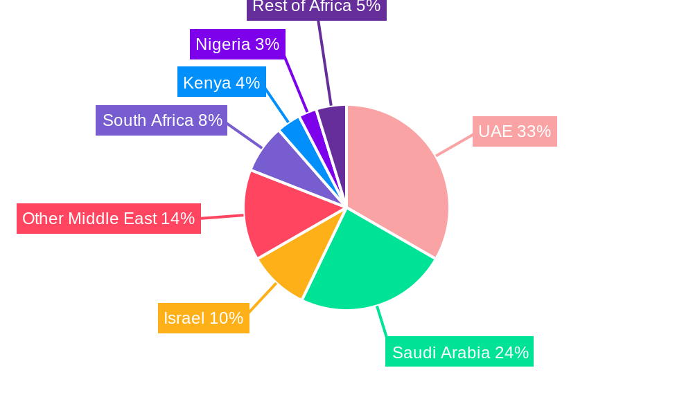 Middle East & Africa Location Analytics Industry Regional Share