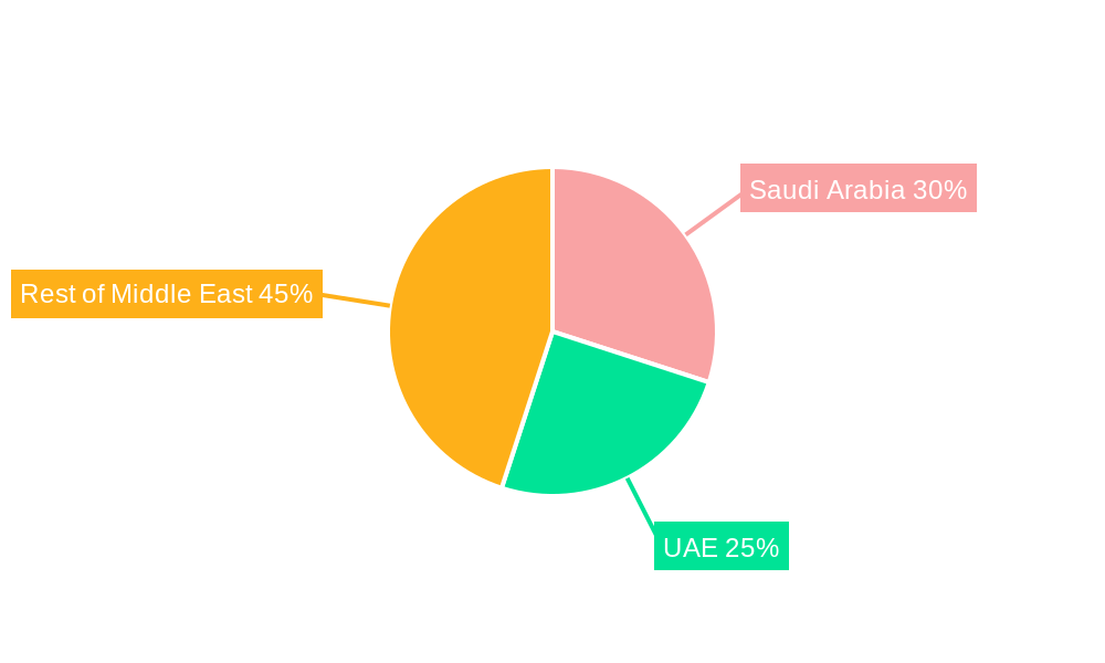 Middle East Lubricants Industry Regional Share