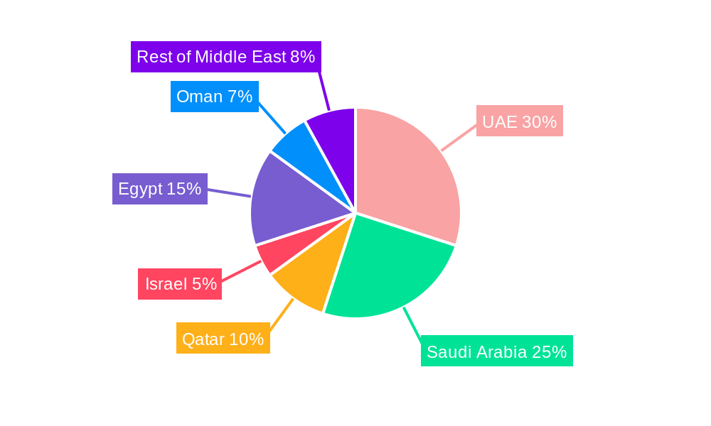 Middle East Paints and Coatings Market Regional Share