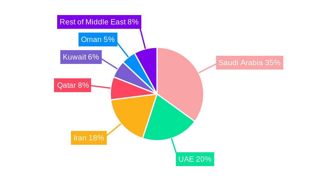 Middle East Polyethylene Market Regional Share