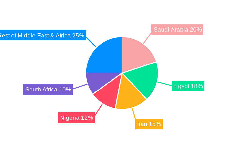 Middle East and Africa Plastic Closures Industry Regional Share