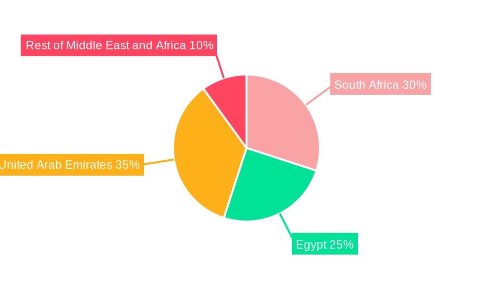 Middle East and Africa Solar Panel Recycling Market Regional Share