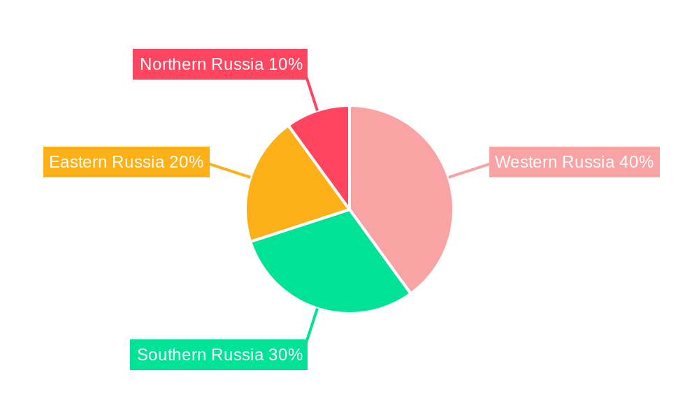 Russia Data Center Construction Market Regional Share
