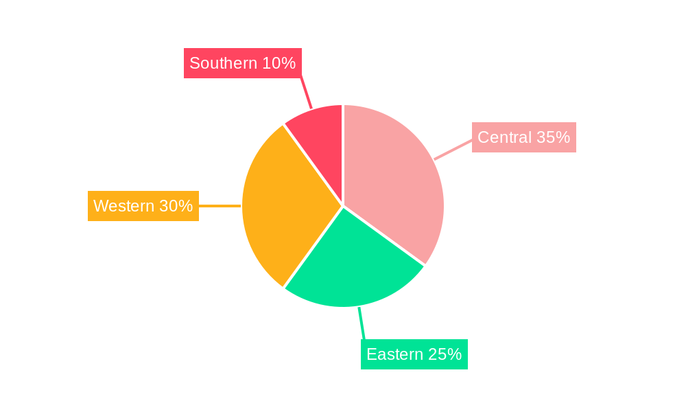 Saudi Arabia Co-working Spaces Market Regional Share