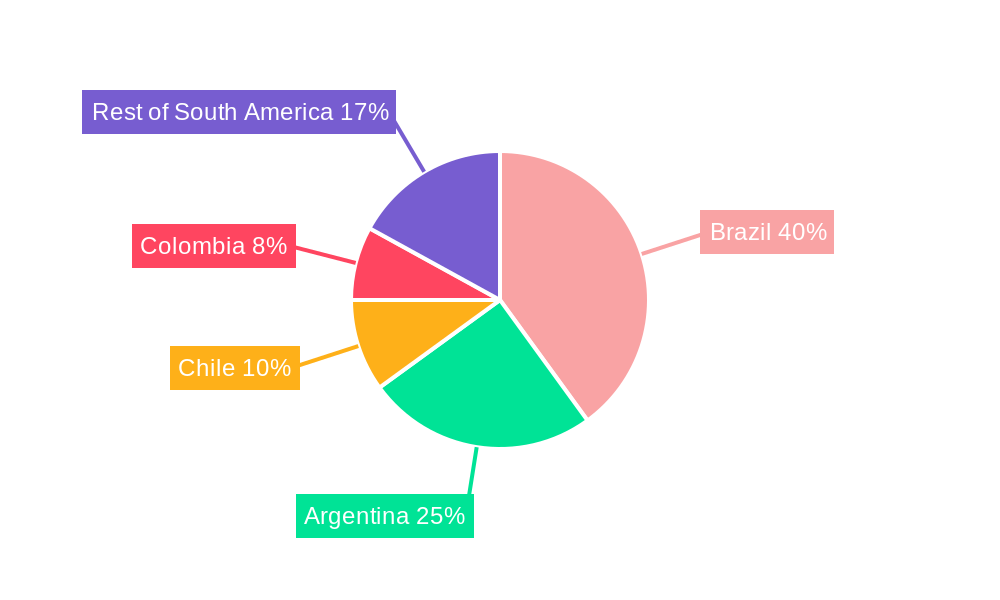 South America Air Insulated Switchgear Market Regional Share