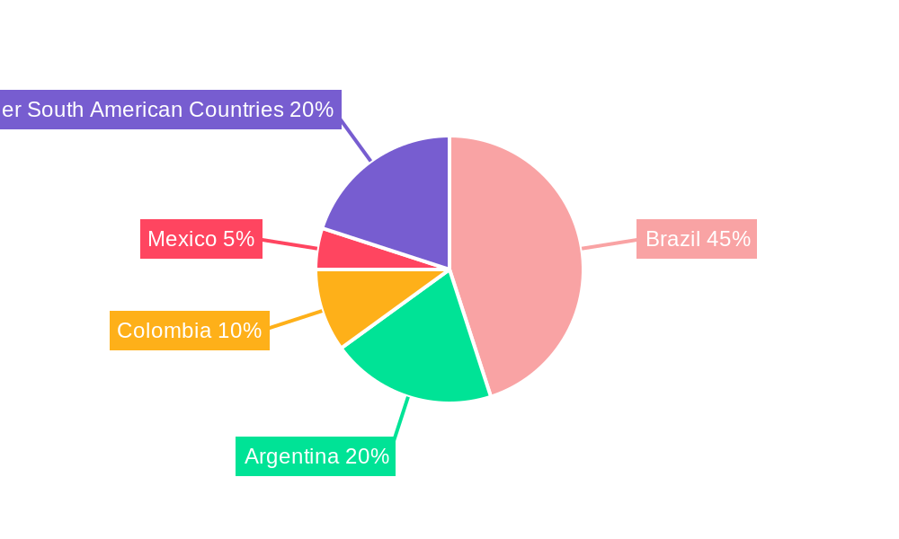 South America Lubricants Industry Regional Share