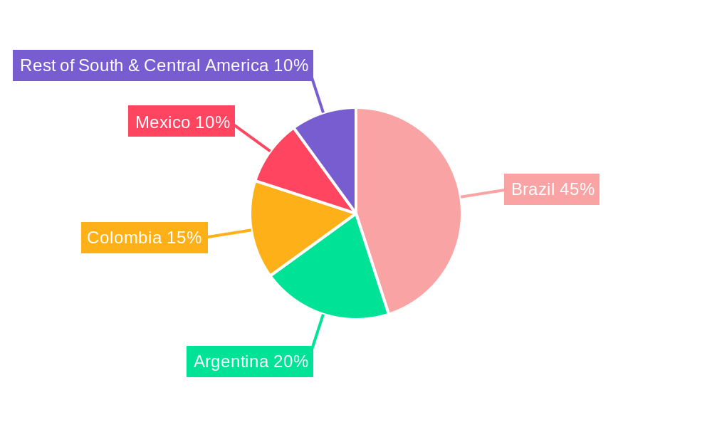 South and Central America Oil Field Services Industry Regional Share