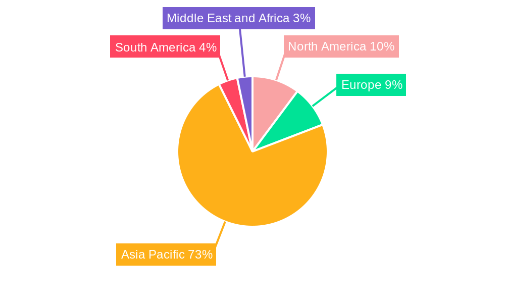 Synthetic Graphite Market Regional Share